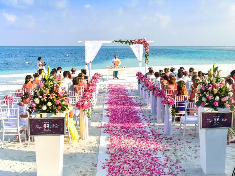 Indian wedding celebration